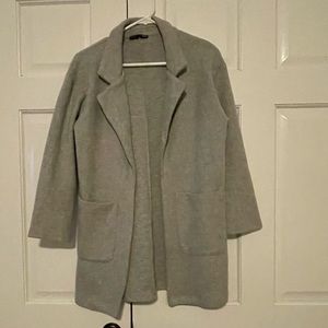 Zara sweater blazer
